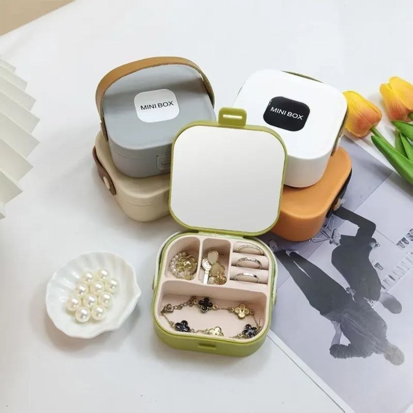 Mini Jewellery Organiser With Mirror