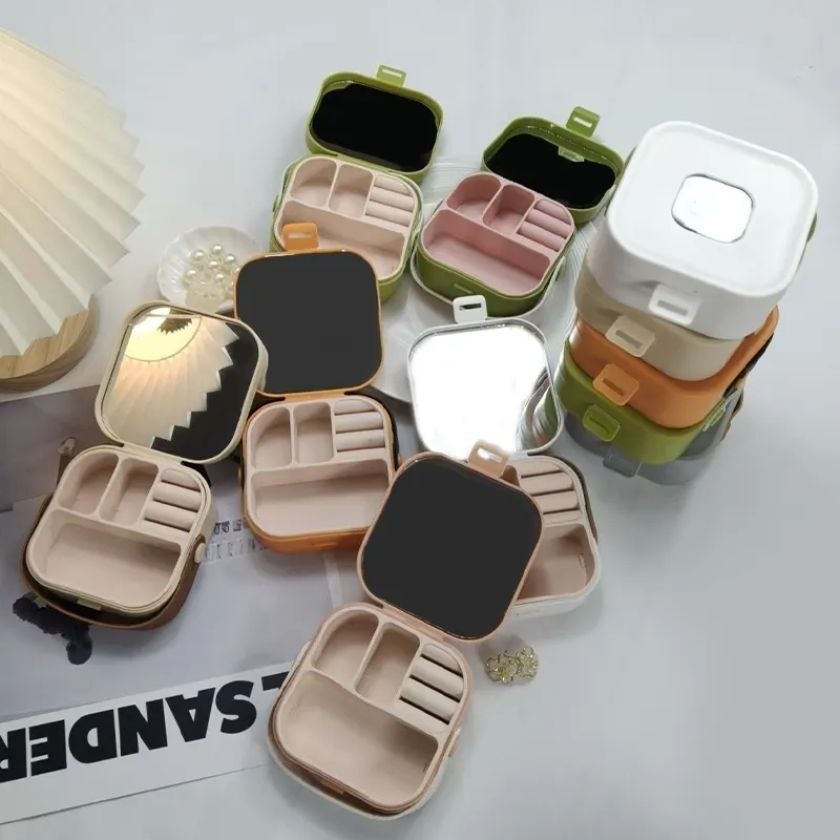 Mini Jewellery Organiser With Mirror