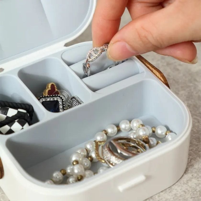 Mini Jewellery Organiser With Mirror